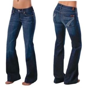 7 For All Mankind Dojo Flip Flop Jeans Size 26